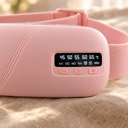 Display with 5 heat levels and 4 vibration modes